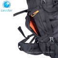 Custom 65L Jacquard Hiking Backpack Bag for Camping Trekking Traveling Mountaineering